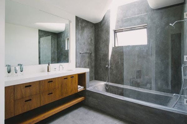 grey modern bathroom